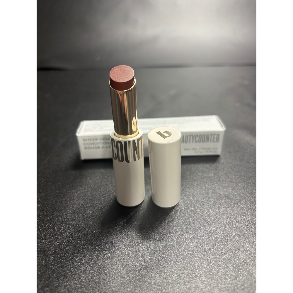 Beautycounter Sheer Genius Conditioning Lipstick Raisin 3.2g New in Box